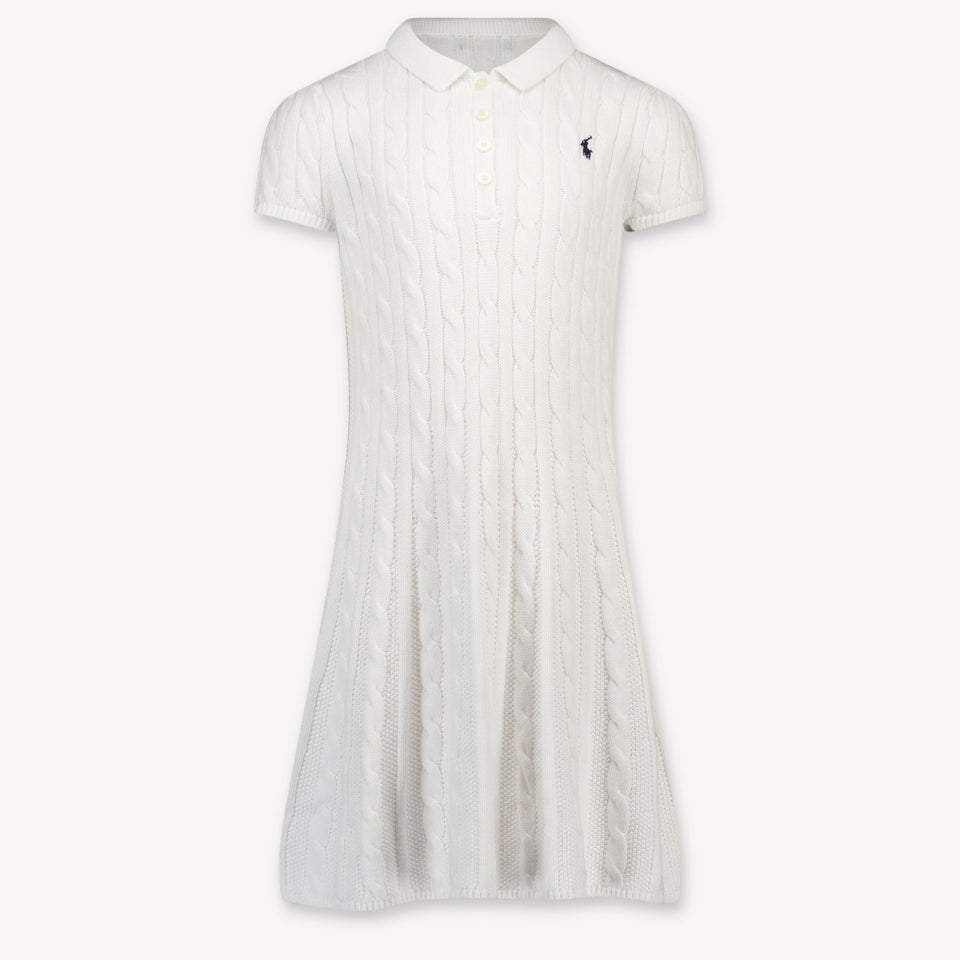Ralph Lauren Kinder Meisjes Jurk In Wit