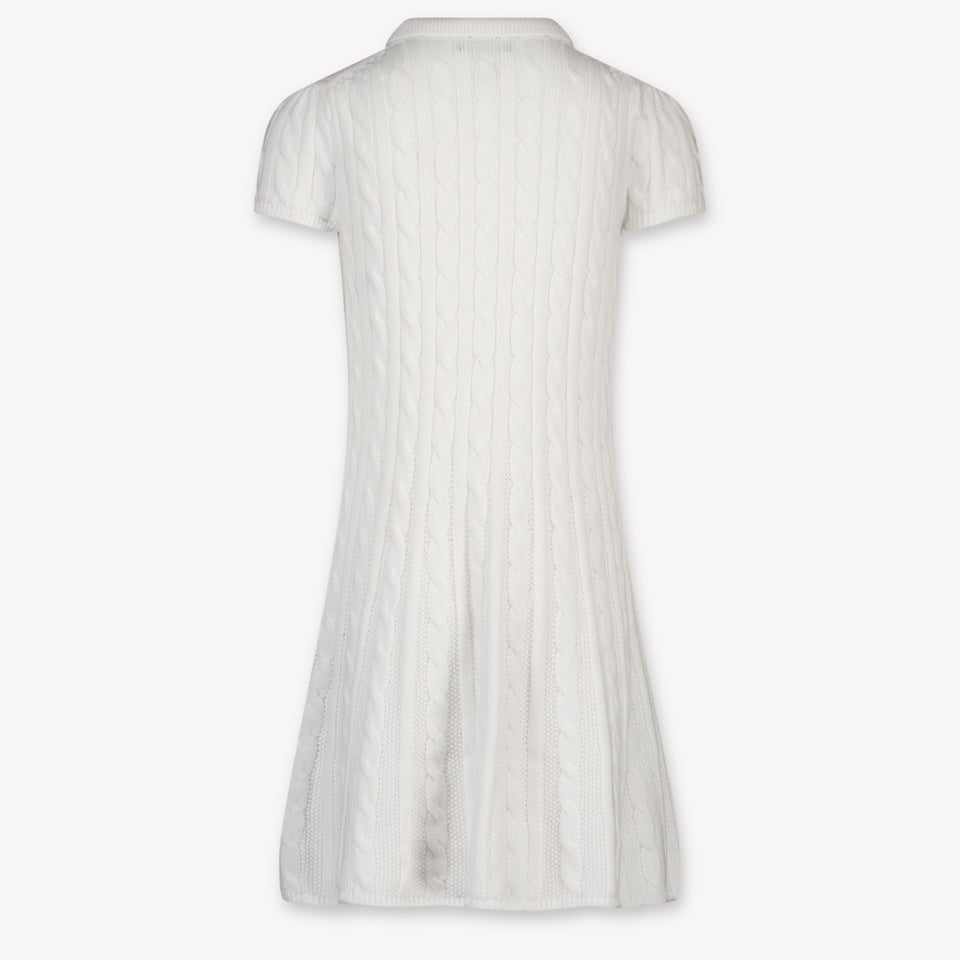 Ralph Lauren Kinder Meisjes Jurk In Wit