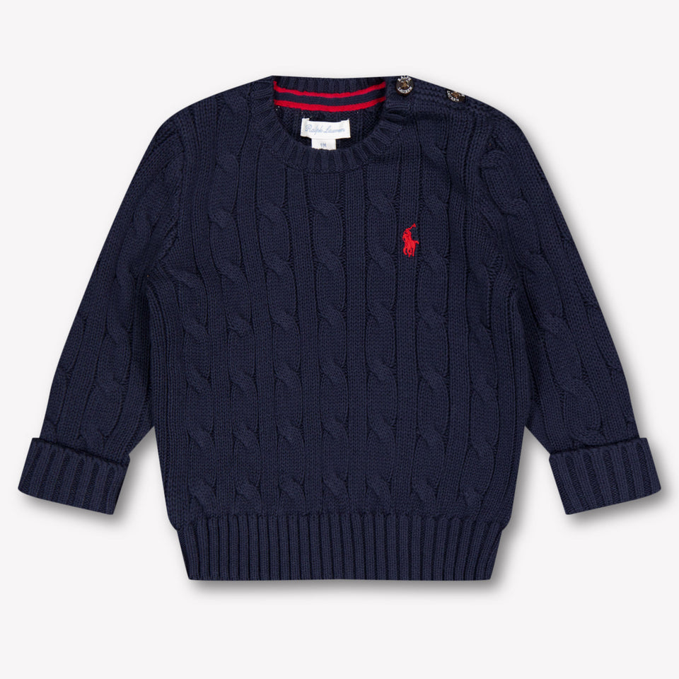 Ralph Lauren Baby Jongens Trui In Navy