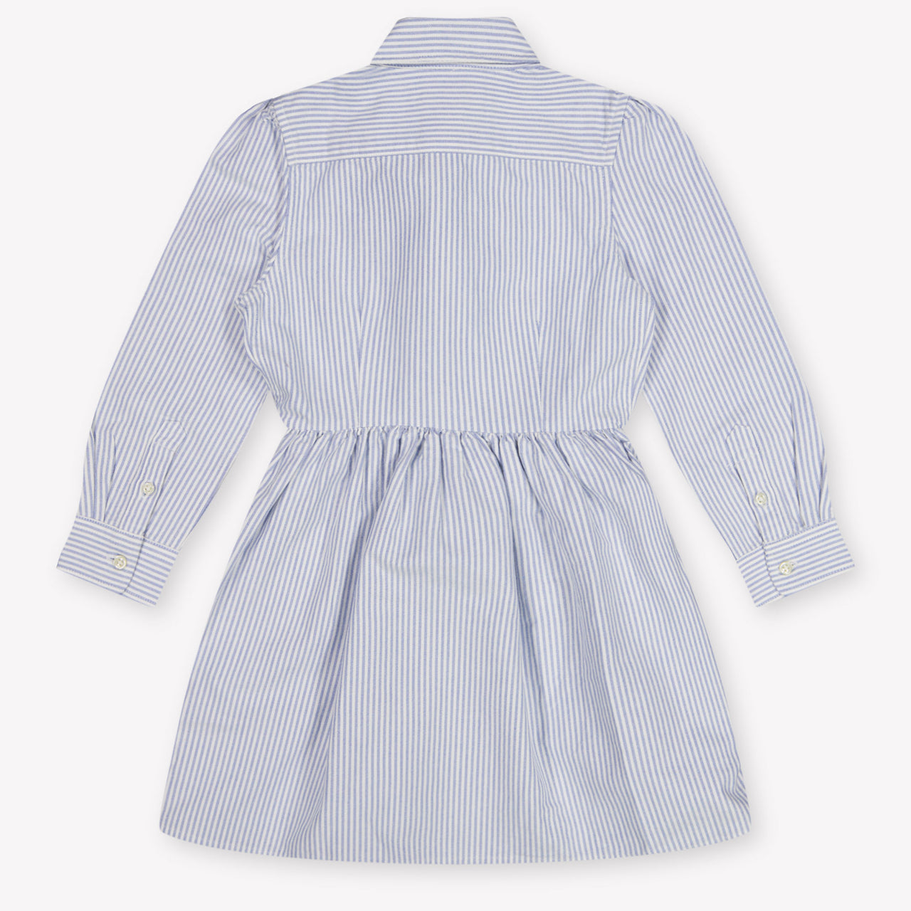 Ralph Lauren Kids Girls Dress In Light Blue