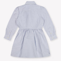 Ralph Lauren Kids Girls Dress In Light Blue