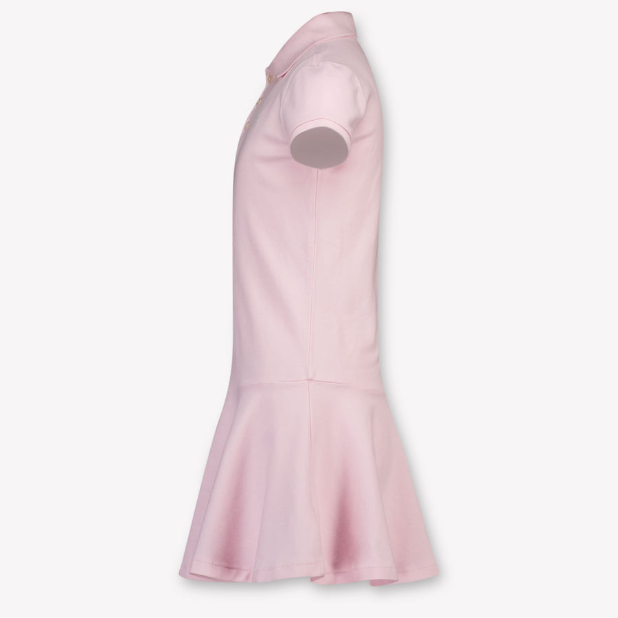 Ralph Lauren Kinder Meisjes Jurk In Licht Roze