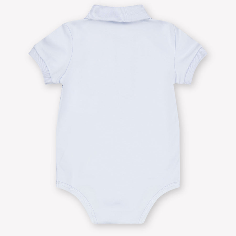 Ralph Lauren Baby Boys Romper In Light Blue