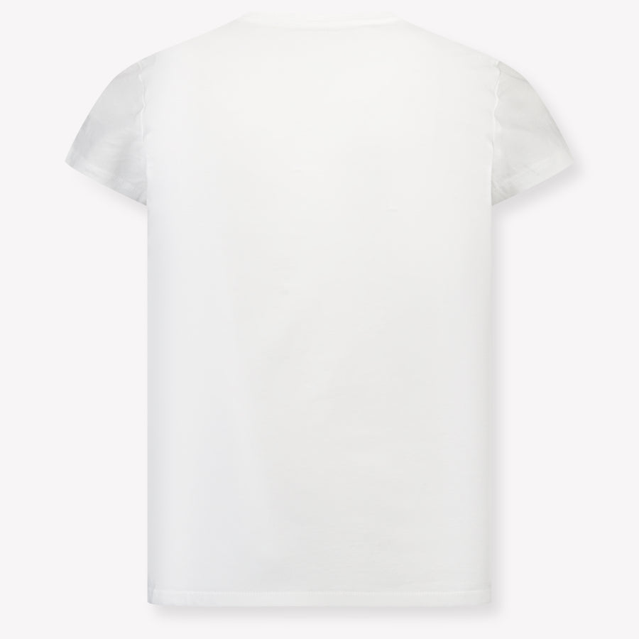 Ralph Lauren Kinder Meisjes T-Shirt In Wit