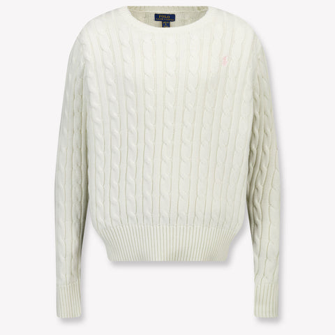 Ralph Lauren Kinder Meisjes Trui In Off White