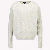 Ralph Lauren Kinder Meisjes Trui In Off White