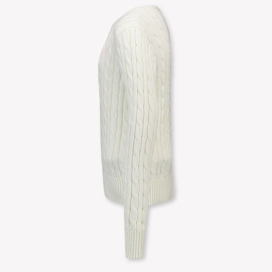 Ralph Lauren Kinder Meisjes Trui In Off White