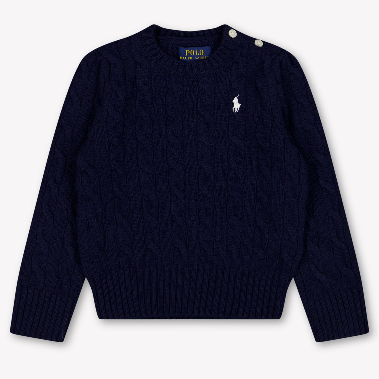 Ralph Lauren Kids Girls Sweater In Navy