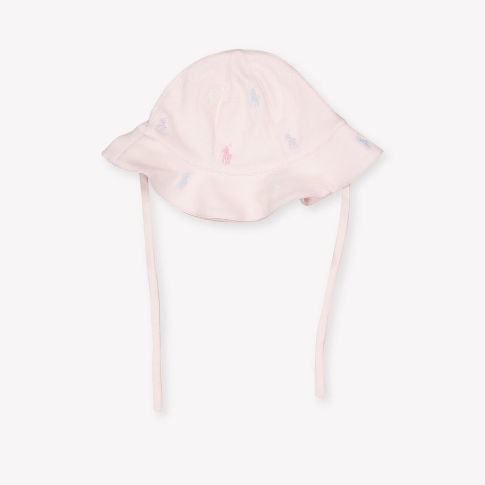 Ralph Lauren Baby Girls Hat In Light Pink