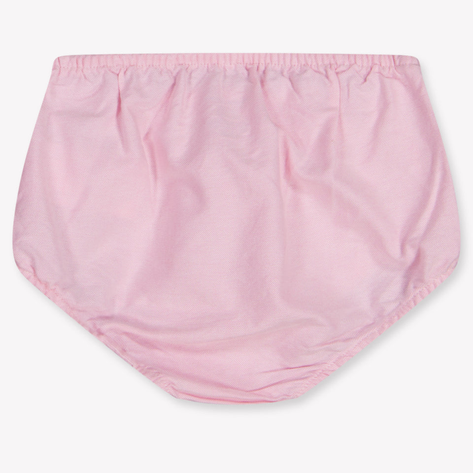Ralph Lauren Baby Meisjes Jurk In Licht Roze