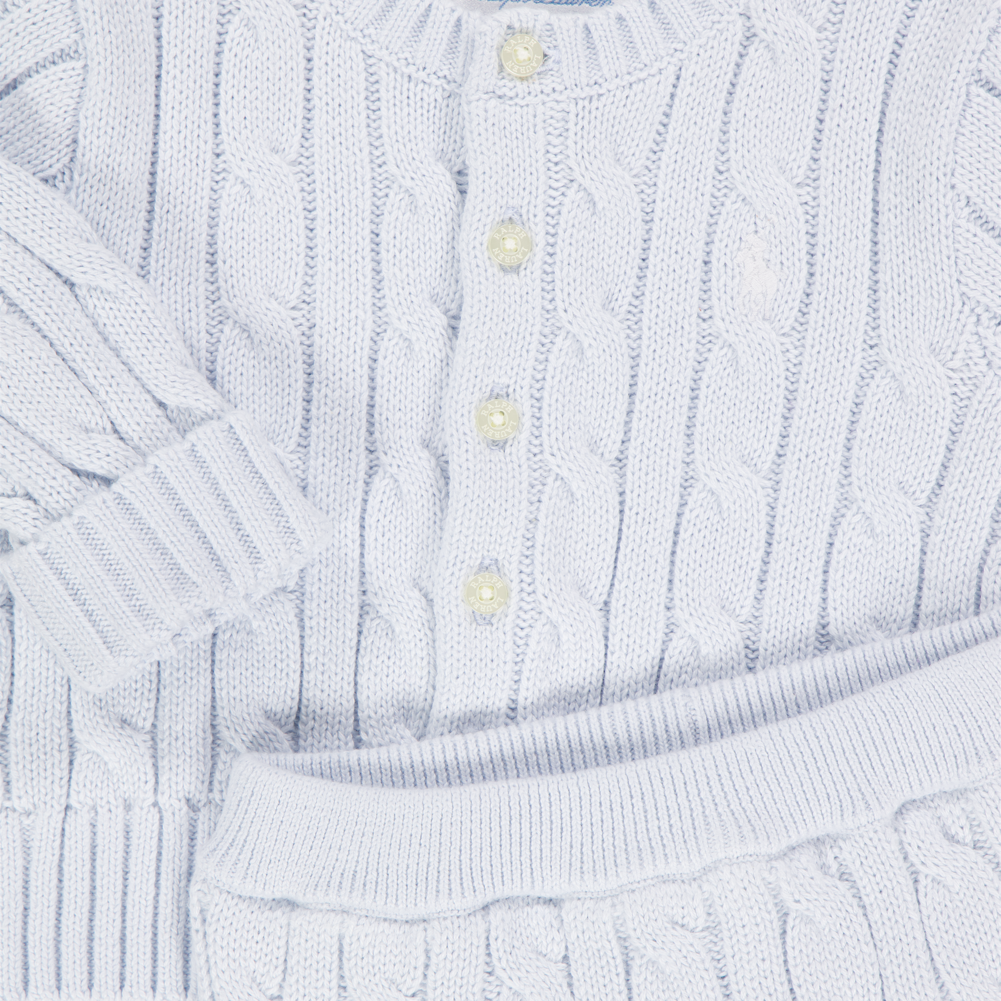 Ralph Lauren Baby Unisex Set In Light Blue