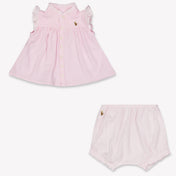 Ralph Lauren Baby Meisjes Setje In Licht Roze