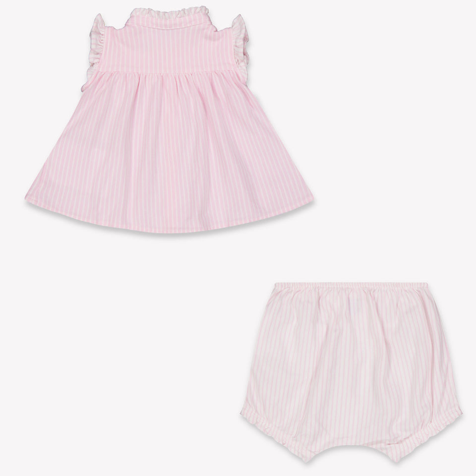 Ralph Lauren Baby Meisjes Setje In Licht Roze