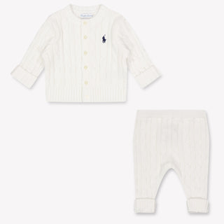 Ralph Lauren Baby Unisex Setje In Wit