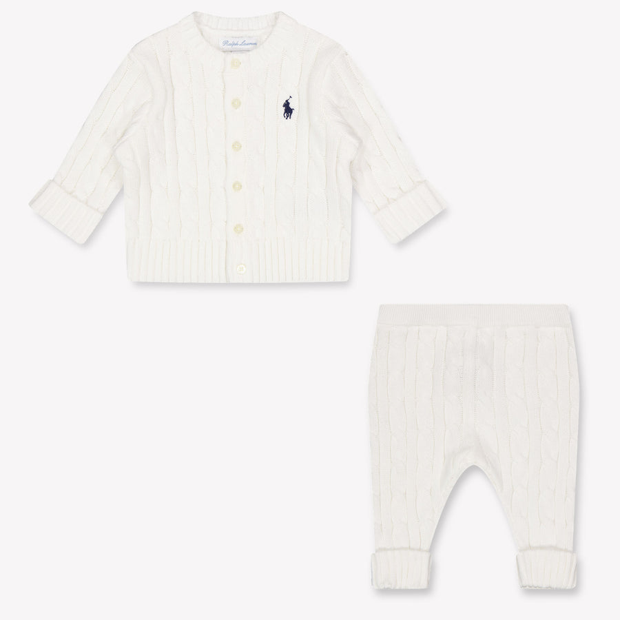 Ralph Lauren Baby Unisex Set in White