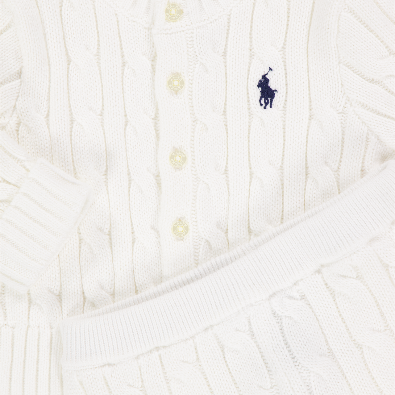 Ralph Lauren Baby Unisex Setje In Wit