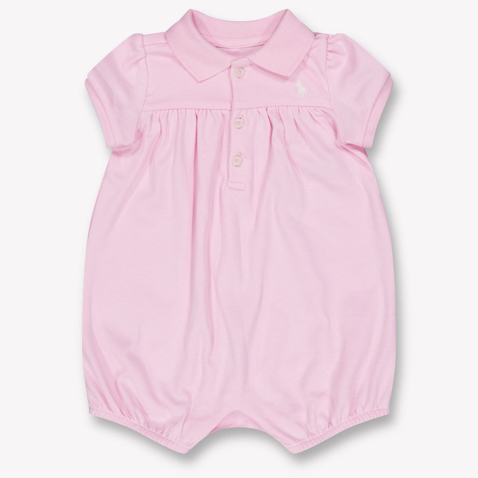 Ralph Lauren Baby Meisjes Boxpakje In Licht Roze