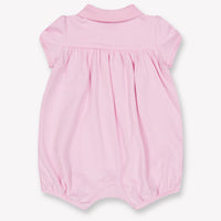 Ralph Lauren Baby Girls Playsuit In Light Pink