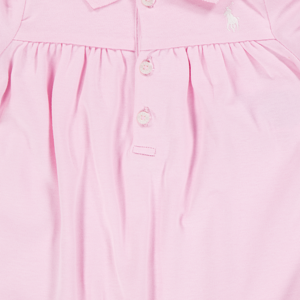 Ralph Lauren Baby Meisjes Boxpakje In Licht Roze