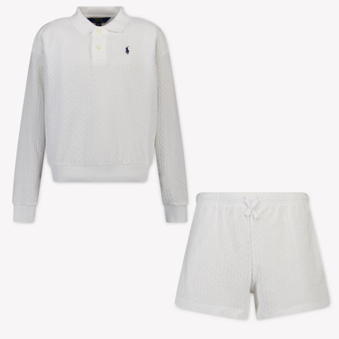 Ralph Lauren Kinder Meisjes Setje In Wit