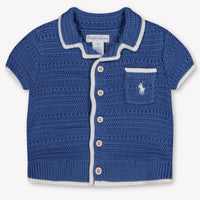 Ralph Lauren Baby Jongens Setje In Donker Blauw