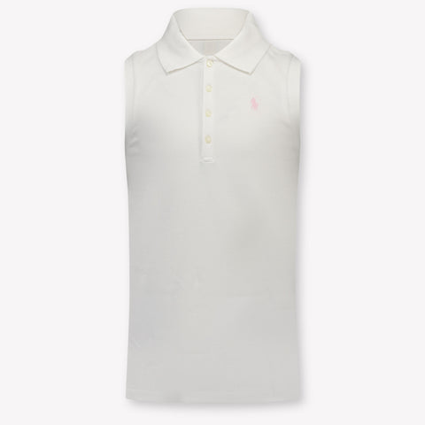 Ralph Lauren Kinder Meisjes Polo In Wit