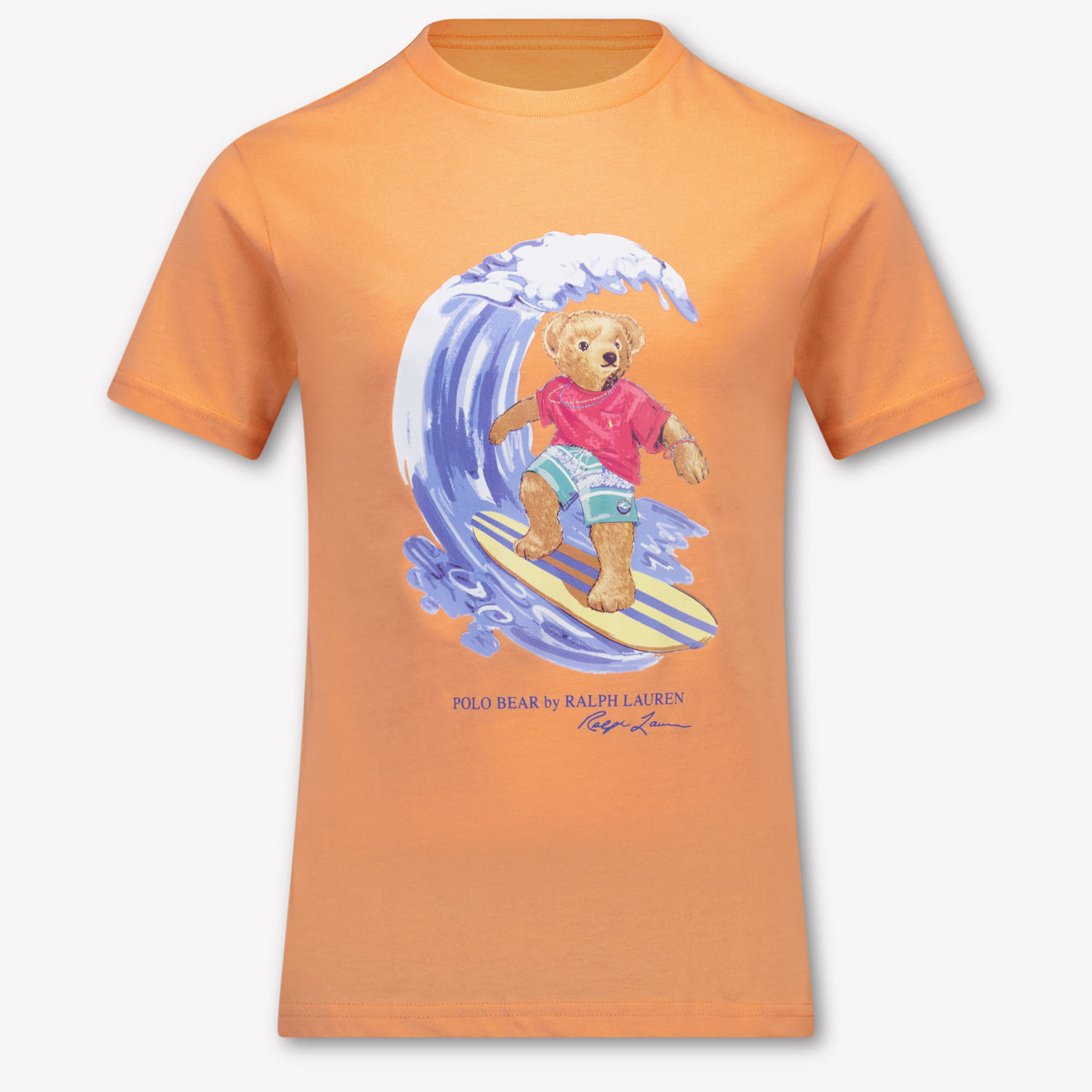 Ralph Lauren Kinder Jongens T-Shirt In Zalm