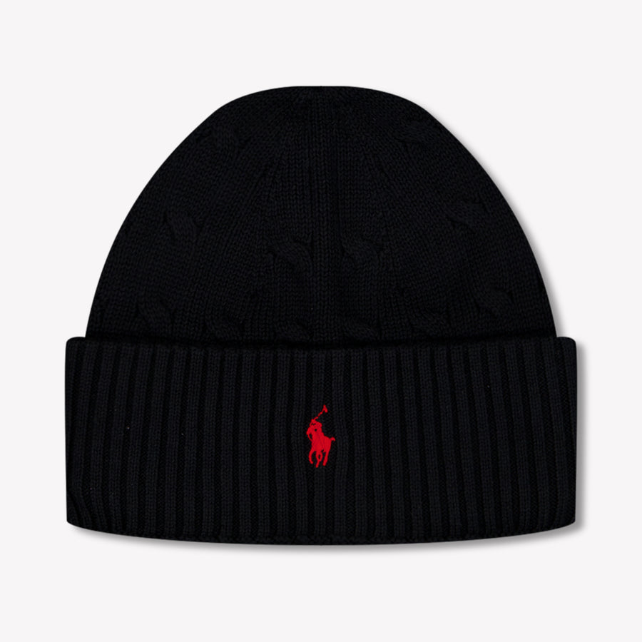 Ralph Lauren Kinder Unisex Muts In Zwart