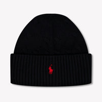 Ralph Lauren Kinder Unisex Muts In Zwart