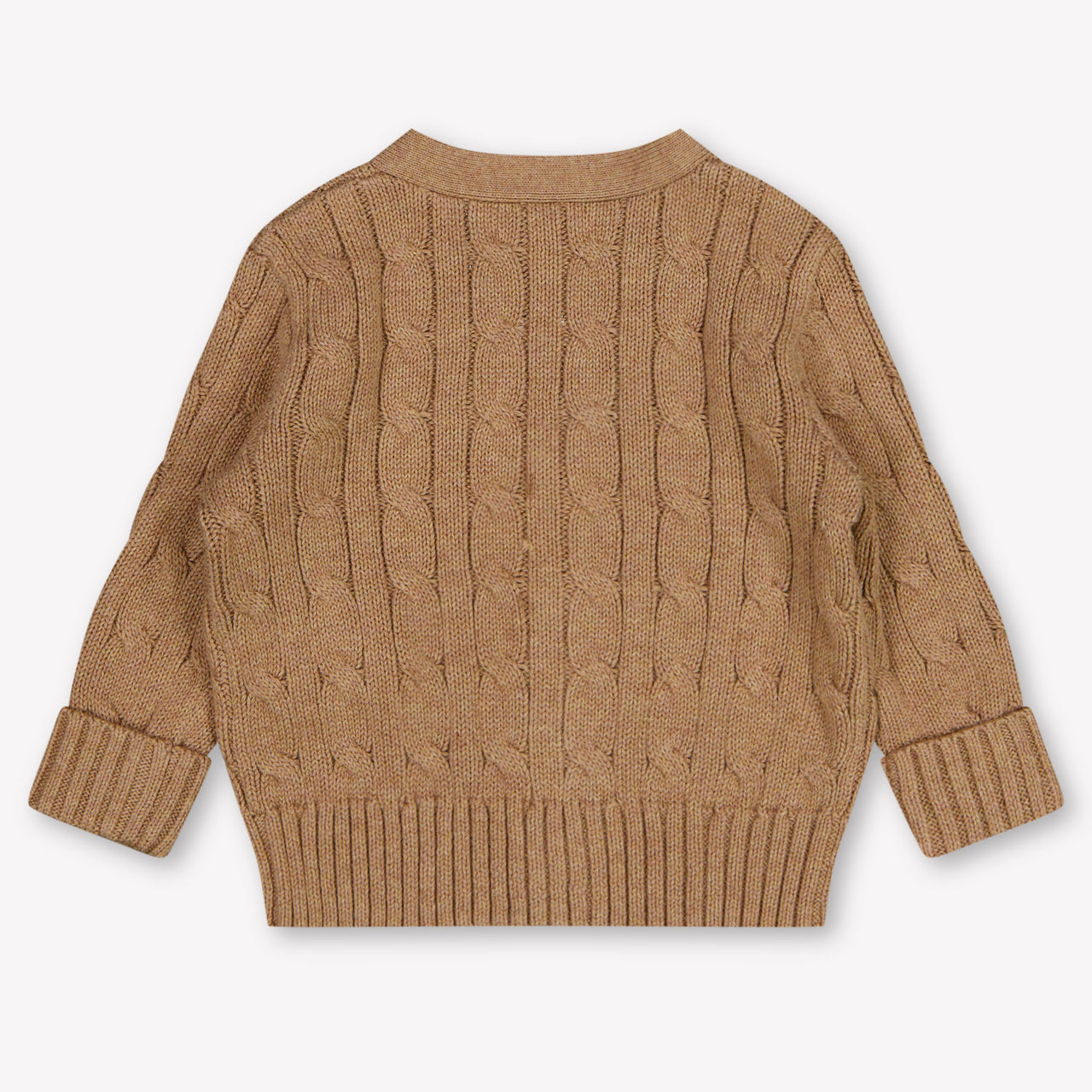 Ralph Lauren Baby Boys Cardigan In Camel