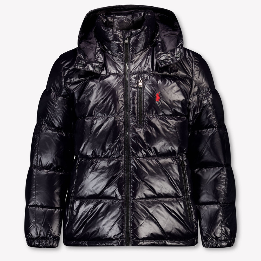 Ralph Lauren Kids Boys Winter coat In Black