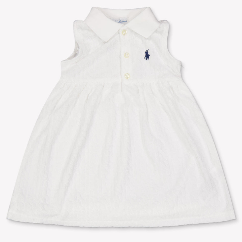 Ralph Lauren Baby Meisjes Jurk In Wit