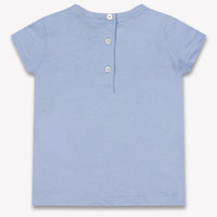 Ralph Lauren Baby Girls T-Shirt In Light Blue