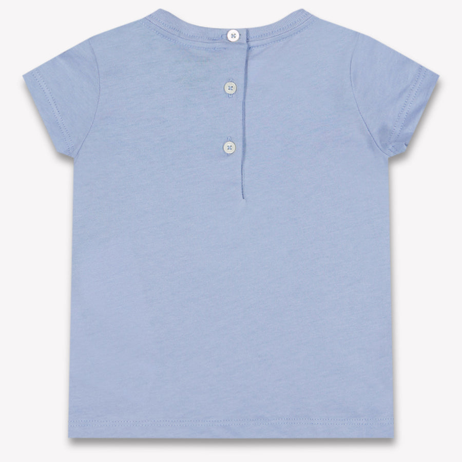 Ralph Lauren Baby Girls T-Shirt In Light Blue