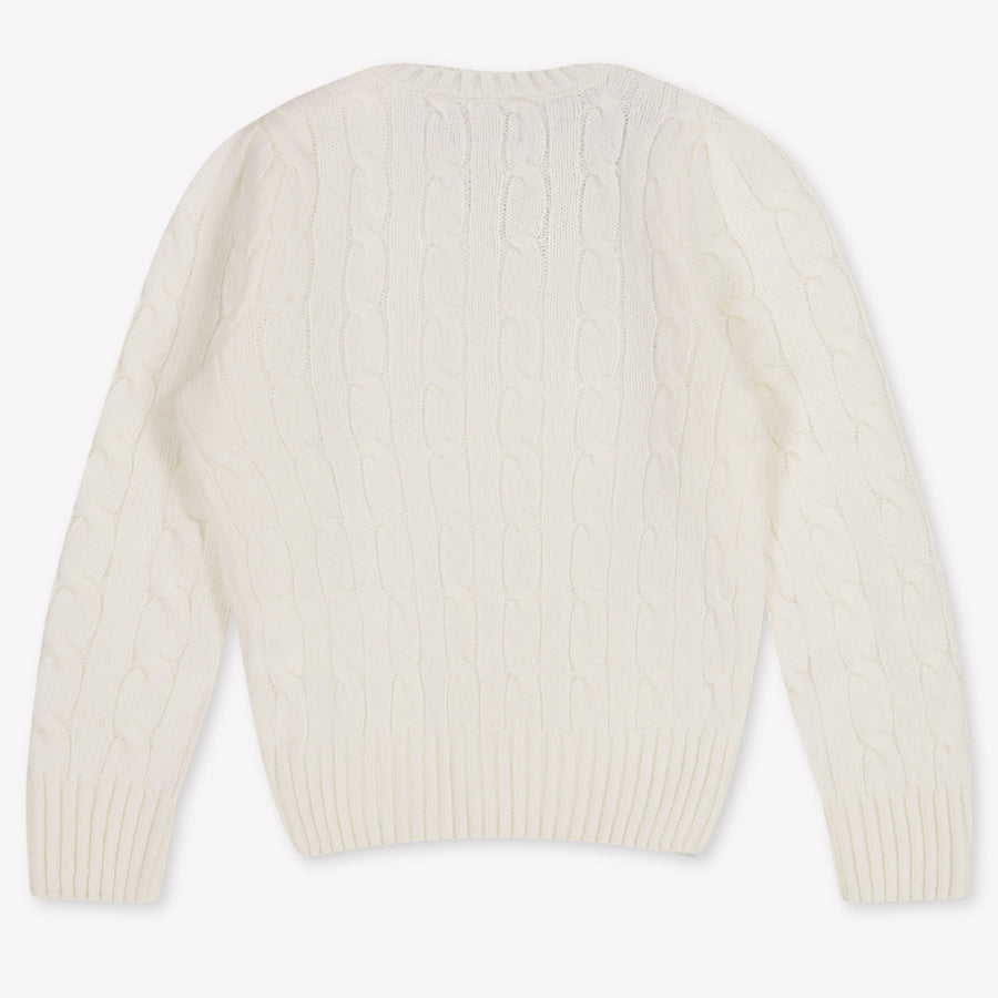 Ralph Lauren Kinder Meisjes Trui In Off White