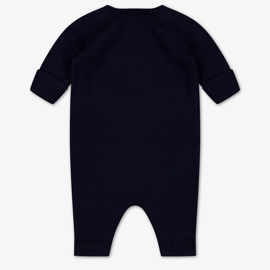 Ralph Lauren Baby Boys Playsuit In Navy