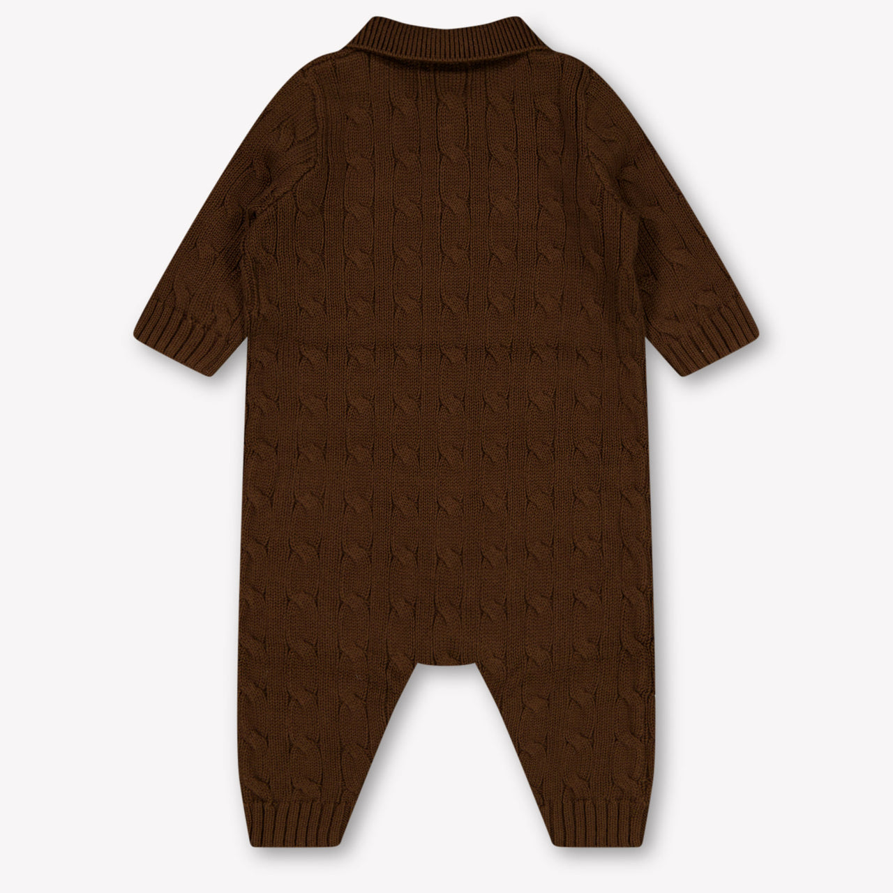 Ralph Lauren Baby Boys Playsuit In Brown