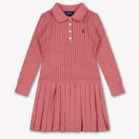 Ralph Lauren Kinder Meisjes Jurk In Oud Roze