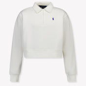 Ralph Lauren Kids Girls Sweater In White