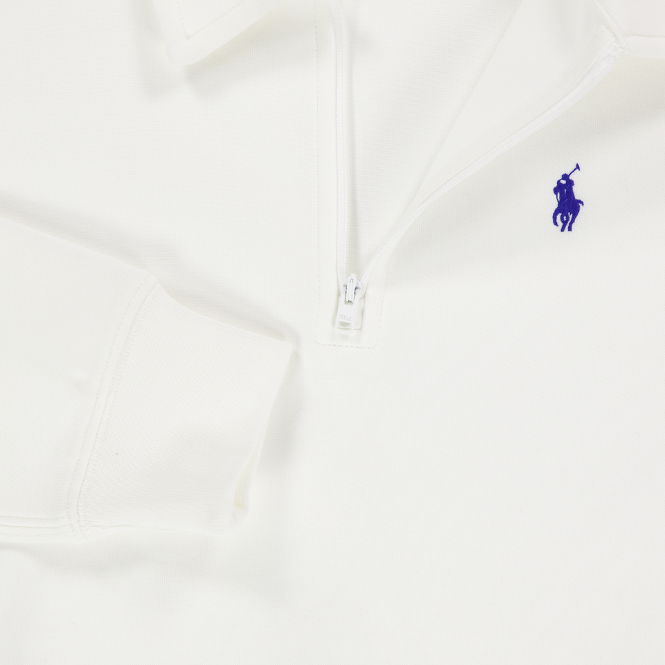 Ralph Lauren Kids Girls Sweater In White