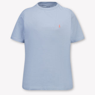 Ralph Lauren Kids Boys T-Shirt In Light Blue
