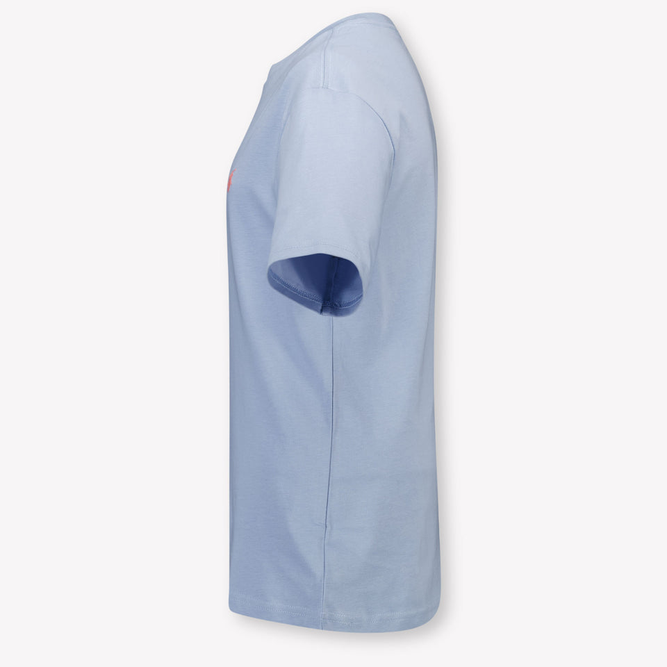 Ralph Lauren Kids Boys T-Shirt In Light Blue