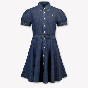 Ralph Lauren Kinder Meisjes Jurk In Jeans