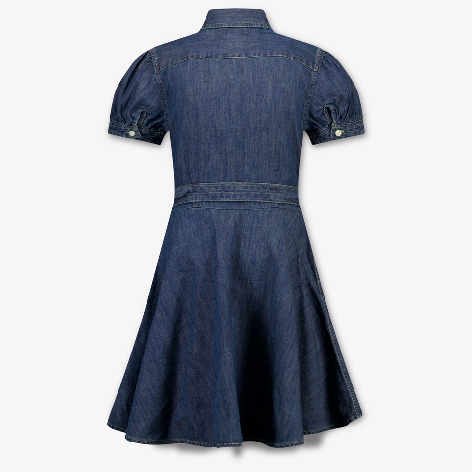 Ralph Lauren Kids Girls Dress In Jeans