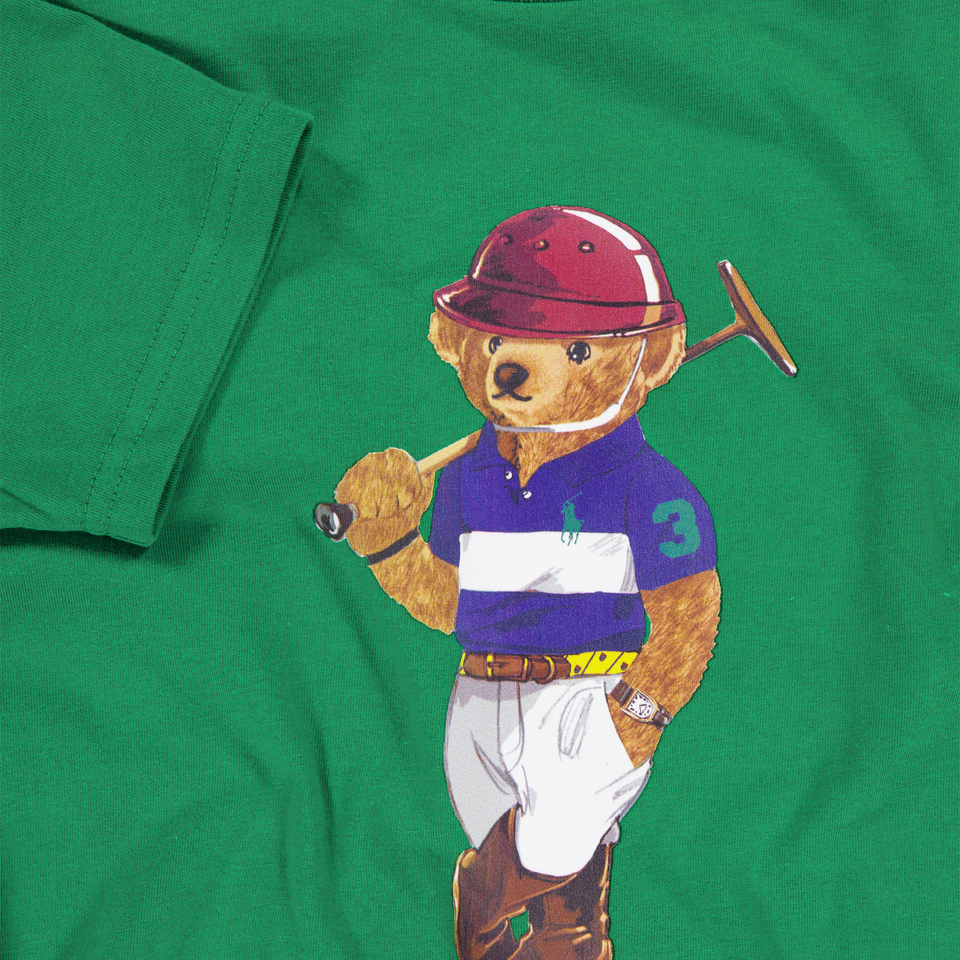 Ralph Lauren Kinder Jongens T-Shirt In Groen