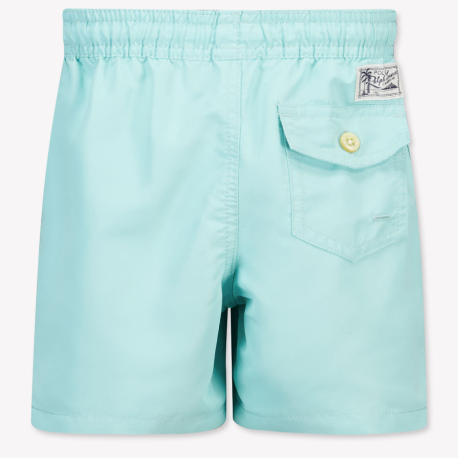 Ralph Lauren Kinder Jongens Zwemkleding In Turquoise