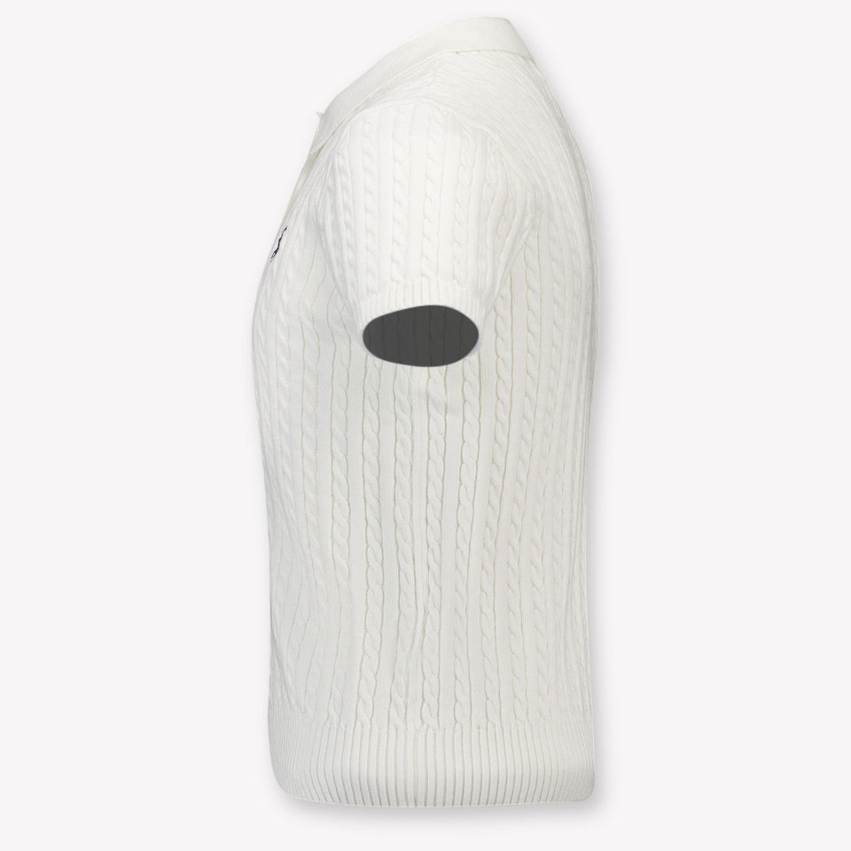 Ralph Lauren Kids Girls Polo In White