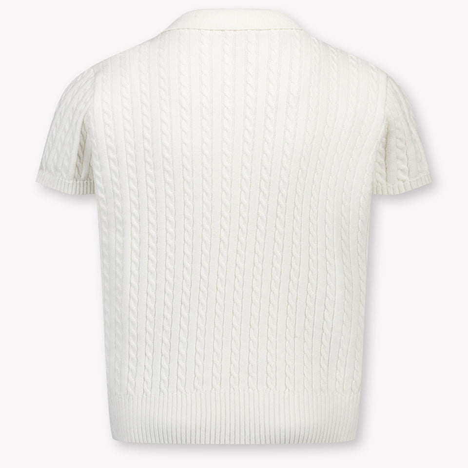 Ralph Lauren Kids Girls Polo In White