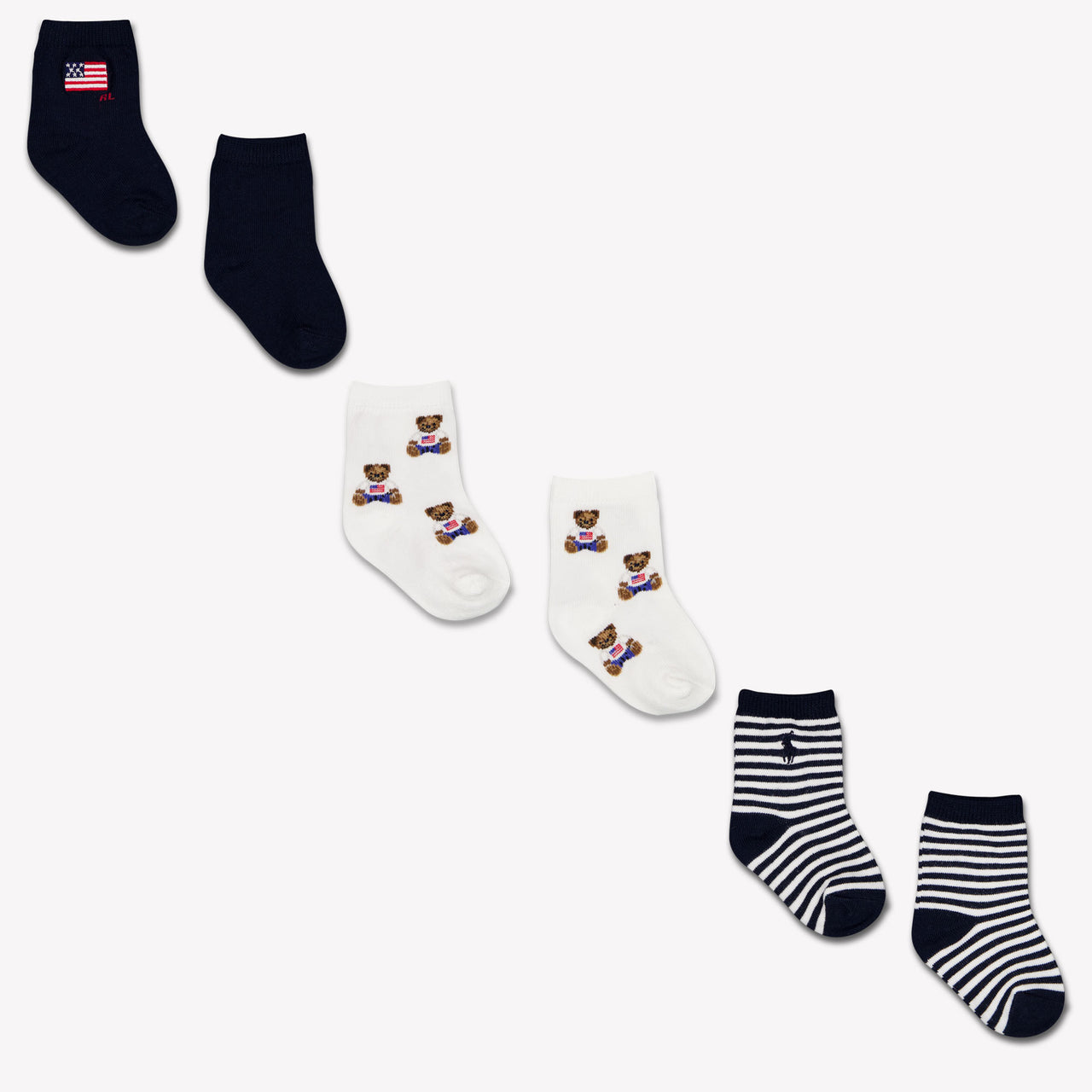 Ralph Lauren Baby Boys Socks In Navy