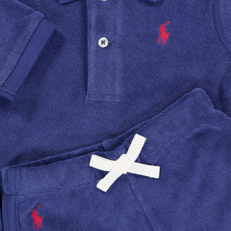 Ralph Lauren Baby Jongens Setje In Navy